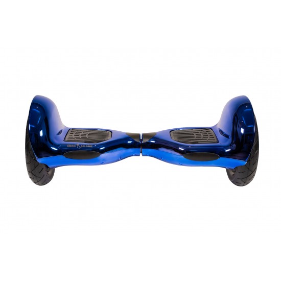 Set Hoverboard OffRoad cu Scaun, Hoverkart Roz cu Suspensii Duble, Boxe Bluetooth, Lumini LED si Auto Balans, roti 10'', 15km Autonomie, Putere 700W, Baterie 4Ah Samsung Cell, Smart Balance OffRoad ElectroBlue 3