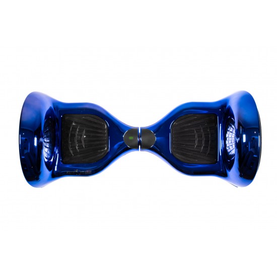 Set Hoverboard OffRoad cu Scaun, Hoverkart Albastru cu Suspensii Duble, Boxe Bluetooth, Lumini LED si Auto Balans, roti 10'', 15km Autonomie, Putere 700W, Baterie 4Ah Samsung Cell, Smart Balance OffRoad ElectroBlue 4