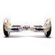 Set Hoverboard OffRoad cu Scaun, Hoverkart Albastru cu Suspensii Duble, Boxe Bluetooth, Lumini LED si Auto Balans, roti 10'', 15km Autonomie, Putere 700W, Baterie 4Ah Samsung Cell, Smart Balance OffRoad Splash 4