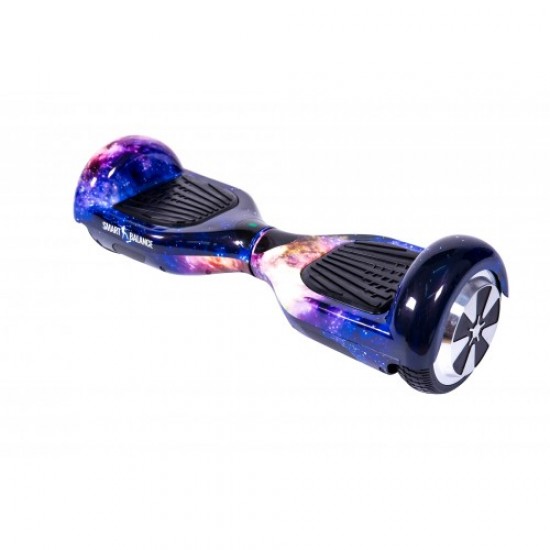 Set Hoverboard cu Scaun, Hoverkart Albastru cu Suspensii Duble, Boxe Bluetooth, Lumini LED si Auto Balans, roti 6.5'', 15km Autonomie, Putere 700W, Baterie 4Ah Samsung Cell, Smart Balance Regular Galaxy Orange 3