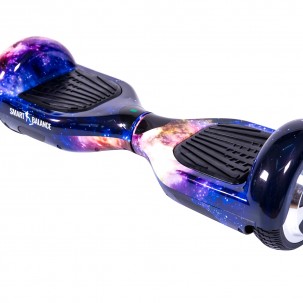 Hoverboard cu Boxe Bluetooth, Lumini LED si Auto Balans, roti 6.5'', 15km Autonomie, Putere 700W, Baterie 4Ah Samsung Cell, Smart Balance Regular Galaxy Orange