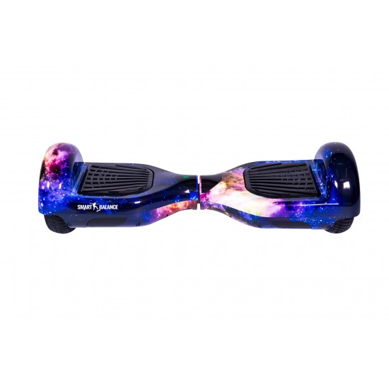 Set Hoverboard cu Scaun, Hoverkart Ergonomic, Boxe Bluetooth, Lumini LED si Auto Balans, roti 6.5'', 15km Autonomie, Putere 700W, Baterie 4Ah Samsung Cell, Smart Balance Regular Galaxy Orange 4