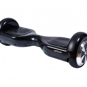 Hoverboard cu Boxe Bluetooth, Lumini LED si Auto Balans, roti 6.5'', 15km Autonomie, Putere 700W, Baterie 4Ah Samsung Cell, Smart Balance Regular Black