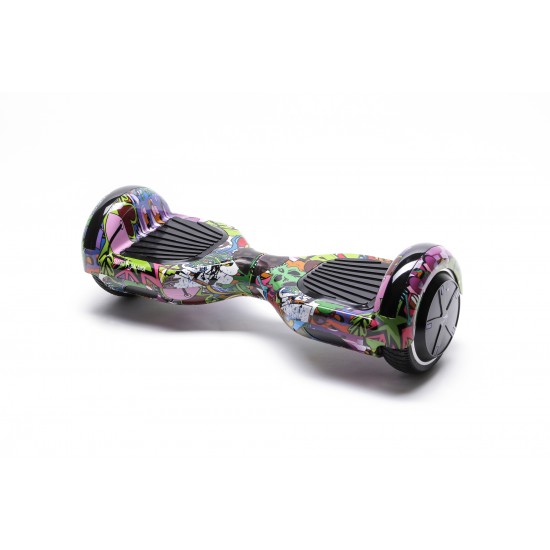 Hoverboard cu Boxe Bluetooth, Lumini LED si Auto Balans, roti 6.5'', 15km Autonomie, Putere 700W, Baterie 4Ah Samsung Cell, Smart Balance Regular Multicolor 2