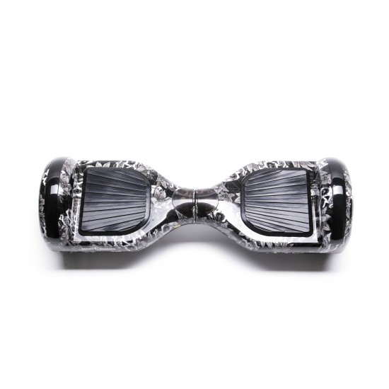 Hoverboard cu Boxe Bluetooth, Lumini LED si Auto Balans, roti 6.5'', 15km Autonomie, Putere 700W, Baterie 4Ah Samsung Cell, Smart Balance Regular SkullHead 3