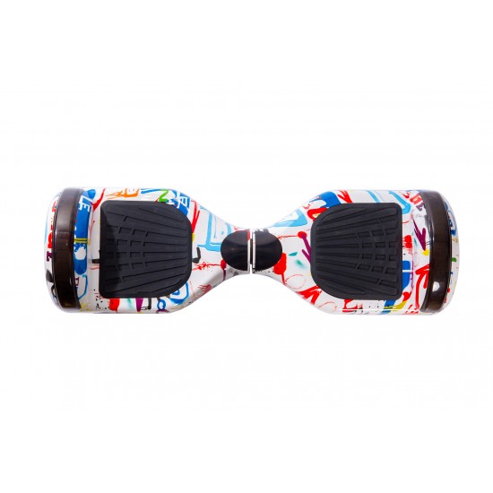 Set Hoverboard cu Scaun, Hoverkart Albastru cu Suspensii Duble, Boxe Bluetooth, Lumini LED si Auto Balans, roti 6.5'', 15km Autonomie, Putere 700W, Baterie 4Ah Samsung Cell, Smart Balance Regular Splash 4