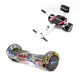 Pachet Hoverboard cu Scaun Smartbalance™, Regular Multicolor cu Maner, roti 6.5 inch, Bluetooth, Autobalans, LED Lights, 700W, Baterie cu Celule Samsung + Scaun Hoverboard cu Burete Pachet Hoverboard cu Scaun Smartbalance™, Regular Multicolor cu Maner, roti 6.5 inch, Bluetooth, Autobalans, LED Lights, 700W, Baterie cu Celule Samsung + Scaun Hoverboard cu Burete