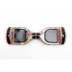 Set Hoverboard cu Scaun, Hoverkart Negru cu Suspensii Duble, Boxe Bluetooth, Lumini LED si Auto Balans, roti 6.5'', 15km Autonomie, Putere 700W, Baterie 4Ah Samsung Cell, Smart Balance Regular Abstract 5