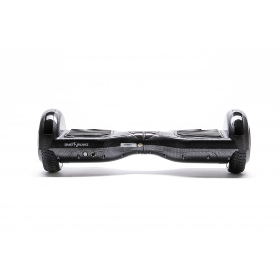 Pachet Hoverboard 6.5 inch cu Scaun cu Suspensii, Regular Carbon, Autonomie Extinsa si Hoverkart Negru cu Suspensii Duble, Smart Balance 3