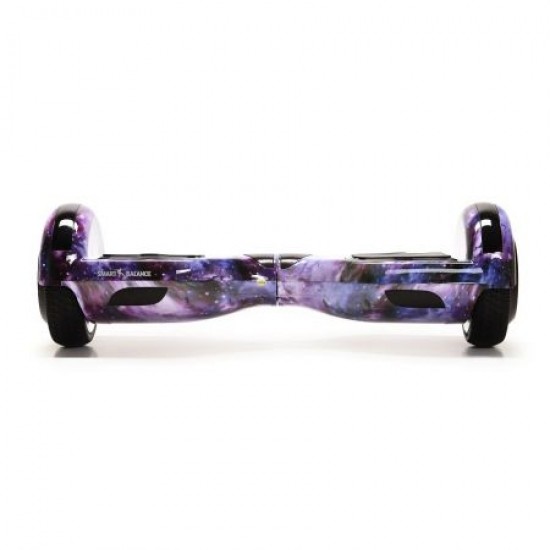 Pachet Hoverboard 6.5 inch cu Scaun cu Suspensii, Regular Galaxy, Autonomie Extinsa si Hoverkart Negru cu Suspensii Duble, Smart Balance 3