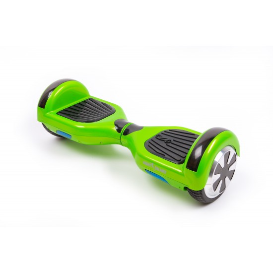 Hoverboard Smart Balance, Regular Green, roti 6.5 inch, Bluetooth, Autobalans, Led Lights, 700W, Baterie cu Celule Samsung