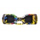 Hoverboard Smart Balance, Regular HipHop cu Maner, roti 6.5 inch, Bluetooth, Autobalans, Led Lights, 700W, Baterie cu Celule Samsung