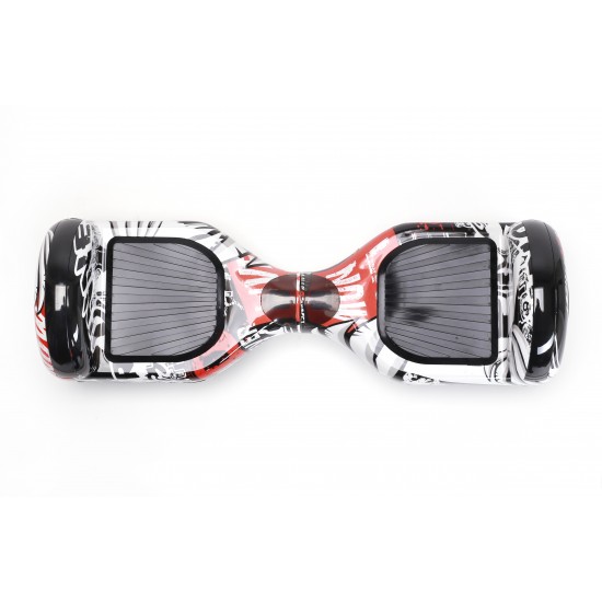 Set Hoverboard cu Scaun, Hoverkart Albastru cu Suspensii Duble, Boxe Bluetooth, Lumini LED si Auto Balans, roti 6.5'', 15km Autonomie, Putere 700W, Baterie 4Ah Samsung Cell, Smart Balance Regular Last Dead 3