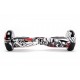 Set Hoverboard cu Scaun, Hoverkart Albastru cu Suspensii Duble, Boxe Bluetooth, Lumini LED si Auto Balans, roti 6.5'', 15km Autonomie, Putere 700W, Baterie 4Ah Samsung Cell, Smart Balance Regular Last Dead 5