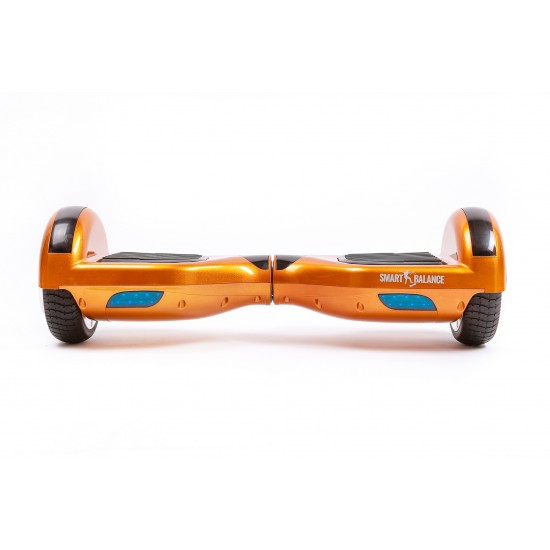 Hoverboard Smart Balance, Regular Orange, roti 6.5 inch, Bluetooth, Autobalans, Led Lights, 700W, Baterie cu Celule Samsung