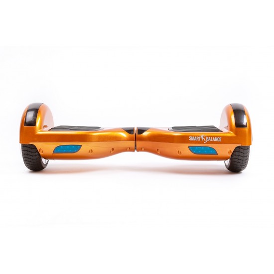 Hoverboard cu Boxe Bluetooth, Lumini LED si Auto Balans, roti 6.5'', 15km Autonomie, Putere 700W, Baterie 4Ah Samsung Cell, Smart Balance Regular Orange 3