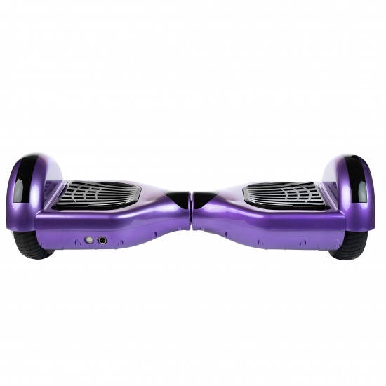 Pachet Hoverboard 6.5 inch cu Scaun cu Suspensii, Regular Purple, Autonomie Extinsa si Hoverkart Negru cu Suspensii Duble, Smart Balance 7