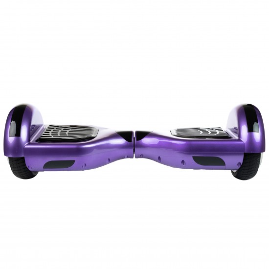 Pachet Hoverboard 6.5 inch cu Scaun cu Suspensii, Regular Purple, Autonomie Extinsa si Hoverkart Negru cu Suspensii Duble, Smart Balance 3