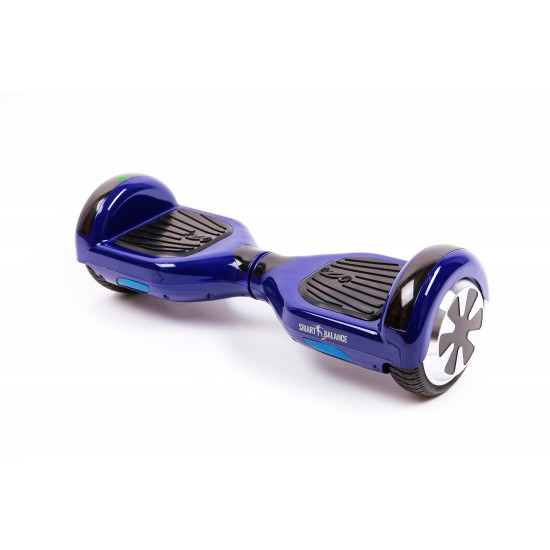 Set Hoverboard cu Scaun, Hoverkart Confort, Boxe Bluetooth, Lumini LED si Auto Balans, roti 6.5'', 15km Autonomie, Putere 700W, Baterie 4Ah Samsung Cell, Smart Balance Regular Purple 2