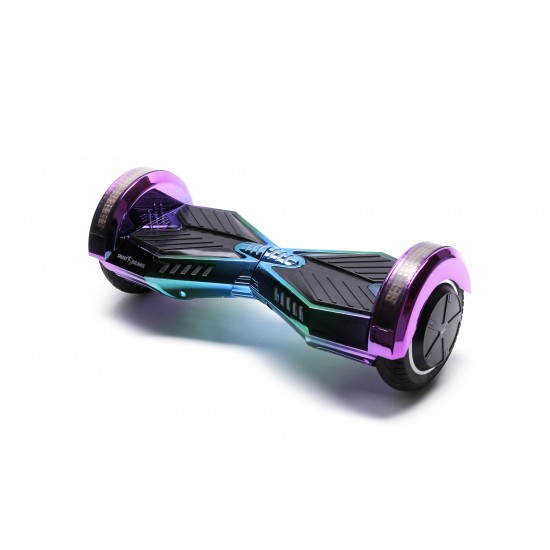 Pachet Hoverboard 8 inch cu Scaun cu Suspensii, Transformers Dakota, Autonomie Standard si Hoverkart Negru cu Suspensii Duble, Smart Balance 2