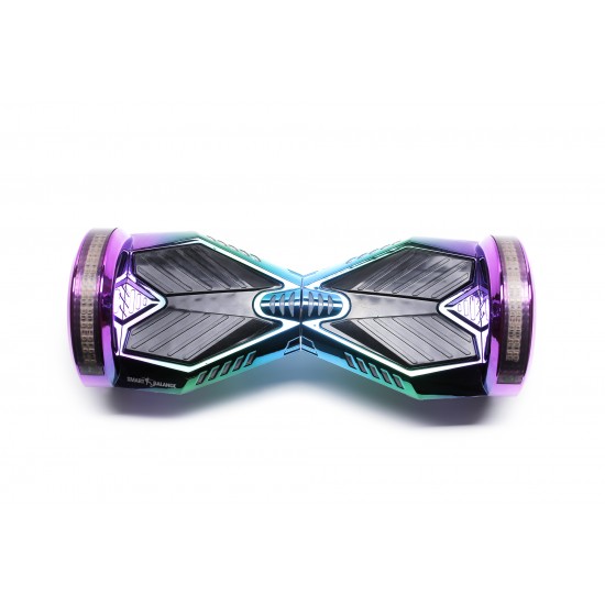 Pachet Hoverboard 6.5 inch cu Scaun cu Suspensii, Transformers Dakota, Autonomie Extinsa si Hoverkart Negru cu Suspensii Duble, Smart Balance 3