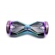 Set Hoverboard cu Scaun, Hoverkart Albastru cu Suspensii Duble, Boxe Bluetooth, Lumini LED si Auto Balans, roti 8'', 15km Autonomie, Putere 700W, Baterie 4Ah Samsung Cell, Smart Balance Transformers Dakota  4