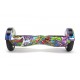 Set Hoverboard cu Scaun, Hoverkart Confort, Boxe Bluetooth, Lumini LED si Auto Balans, roti 6.5'', 15km Autonomie, Putere 700W, Baterie 4Ah Samsung Cell, Smart Balance Transformers Multicolor 4