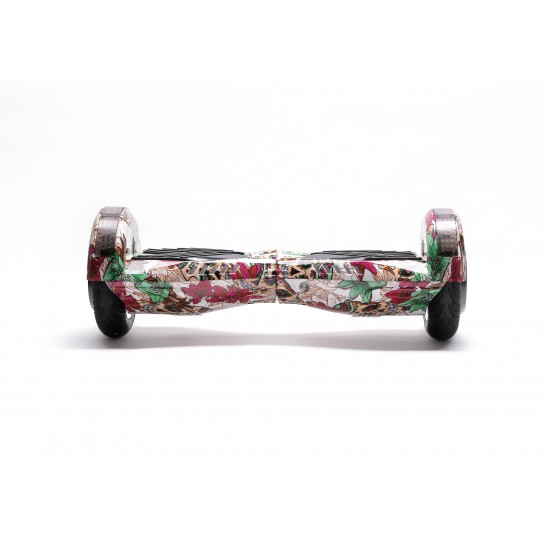 Pachet Hoverboard 6.5 inch cu Scaun cu Suspensii, Transformers SkullColor, Autonomie Extinsa si Hoverkart Negru cu Suspensii Duble, Smart Balance 3