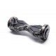 Set Hoverboard cu Scaun, Hoverkart Albastru cu Suspensii Duble, Boxe Bluetooth, Lumini LED si Auto Balans, roti 6.5'', 15km Autonomie, Putere 700W, Baterie 4Ah Samsung Cell, Smart Balance Transformers SkullHead 3