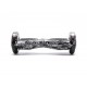 Set Hoverboard cu Scaun, Hoverkart Albastru cu Suspensii Duble, Boxe Bluetooth, Lumini LED si Auto Balans, roti 6.5'', 15km Autonomie, Putere 700W, Baterie 4Ah Samsung Cell, Smart Balance Transformers SkullHead 4