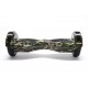 Set Hoverboard cu Scaun, Hoverkart Negru cu Suspensii Duble, Boxe Bluetooth, Lumini LED si Auto Balans, roti 8'', 15km Autonomie, Putere 700W, Baterie 4Ah Samsung Cell, Smart Balance Transformers Camouflage  4