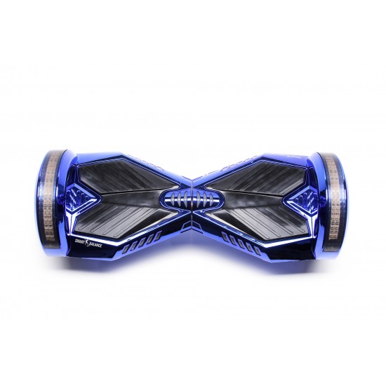 Set Hoverboard cu Scaun, Hoverkart Negru cu Suspensii Duble, Boxe Bluetooth, Lumini LED si Auto Balans, roti 6.5'', 15km Autonomie, Putere 700W, Baterie 4Ah Samsung Cell, Smart Balance Transformers ElectroBlue 4