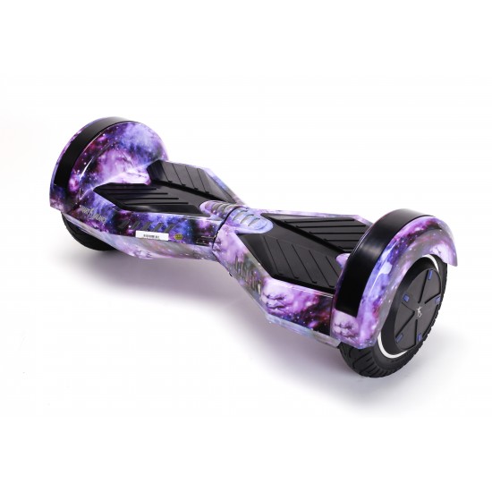 Pachet Hoverboard 6.5 inch cu Scaun cu Suspensii, Transformers Galaxy, Autonomie Standard si Hoverkart Negru cu Suspensii Duble, Smart Balance 2