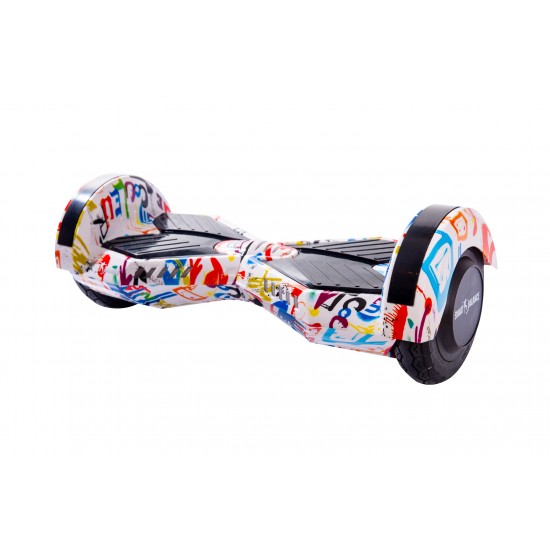 Pachet Hoverboard 8 inch cu Scaun Standard, Transformers Splash, Autonomie Standard si Hoverkart Ergonomic Negru, Smart Balance 4