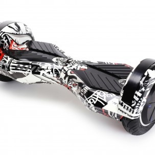 Hoverboard cu Boxe Bluetooth, Lumini LED si Auto Balans, roti 6.5'', 15km Autonomie, Putere 700W, Baterie 4Ah Samsung Cell, Smart Balance Transformers Last Dead