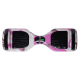 Pachet Hoverboard cu Scaun Smart Balance™, Regular Camouflage Roz, roti roti 6.5 inch, Bluetooth, Autobalans, LED Lights, 700W, Baterie cu Celule Samsung + Scaun Hoverboard