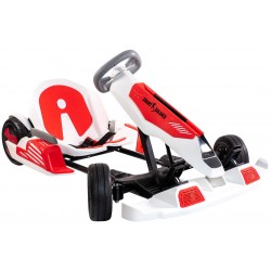 SB Kart, Smart Balance™, putere 800 W, autonomie pana la 15 km, viteza maxima pana la 24 km/h, Alb/Rosu