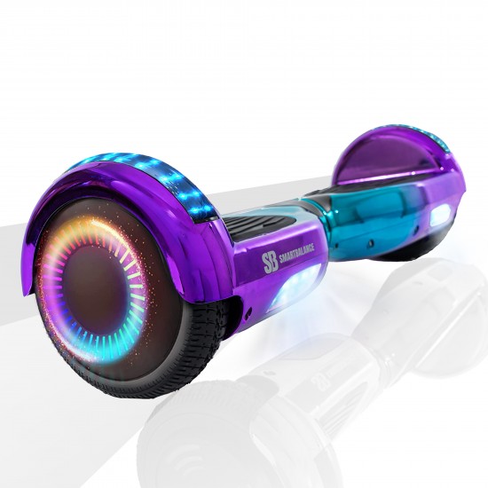Pachet Hoverboard 6.5 inch cu Scaun Standard, Regular Dakota PRO, Autonomie Extinsa si Hoverkart Ergonomic Rosu, Smart Balance 2