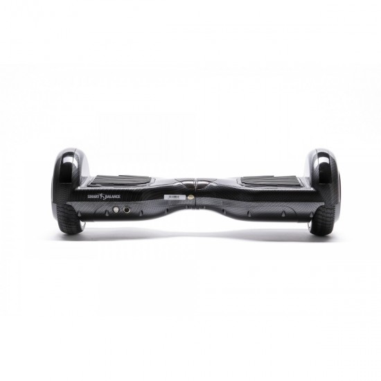 Pachet Hoverboard 6.5 inch cu Scaun Standard, Regular Carbon PRO, Autonomie Standard si Hoverkart Ergonomic Portocaliu, Smart Balance 3