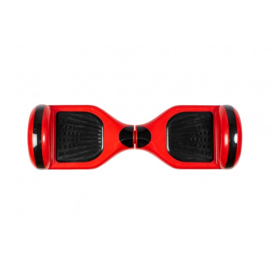 Pachet Hoverboard 6.5 inch cu Scaun Standard, Regular Red PRO, Autonomie Standard si Hoverkart Ergonomic Alb, Smart Balance 4