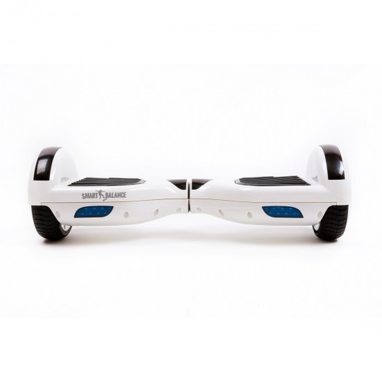 Pachet Hoverboard 6.5 inch cu Scaun cu Suspensii, Regular White Pearl PRO, Autonomie Extinsa si Hoverkart Rosu cu Suspensii Duble, Smart Balance 3