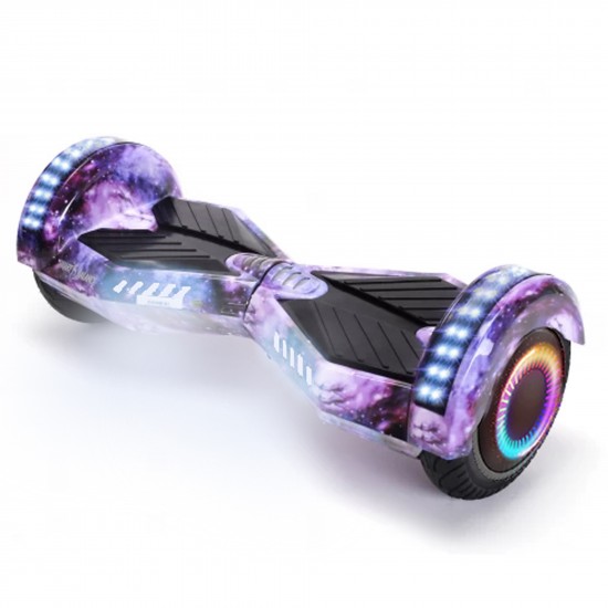 Pachet Hoverboard 6.5 inch cu Scaun Standard, Transformers Galaxy PRO, Autonomie Standard si Hoverkart Ergonomic Rosu, Smart Balance 2