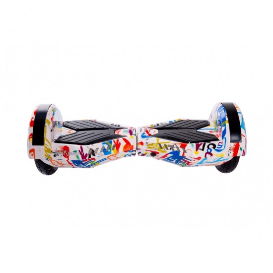 Pachet Hoverboard 6.5 inch cu Scaun Standard, Transformers Splash PRO, Autonomie Extinsa si Hoverkart Ergonomic Rosu, Smart Balance 3