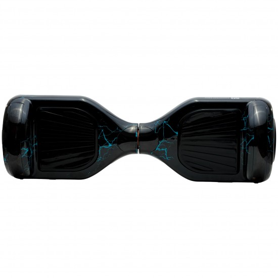 Pachet Hoverboard 6.5 inch cu Scaun Standard, Regular Thunderstorm Blue PRO, Autonomie Extinsa si Hoverkart Ergonomic Negru, Smart Balance 4