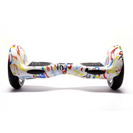 Pachet Hoverboard 10 inch cu Scaun cu Suspensii, Off-Road Splash, Autonomie Extinsa si Hoverkart Albastru cu Suspensii Duble, Smart Balance 3