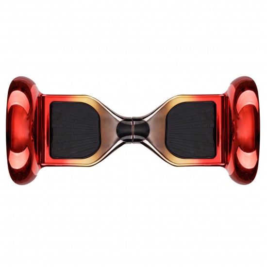 Pachet Hoverboard 10 inch cu Scaun Standard, Off-Road Sunset, Autonomie Extinsa si Hoverkart Ergonomic Rosu, Smart Balance 4