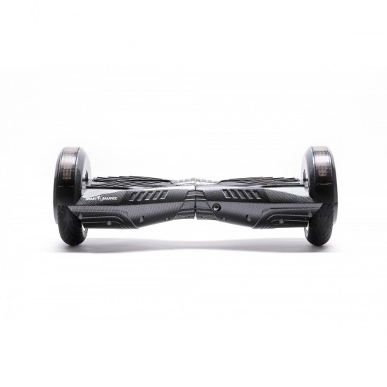 Pachet Hoverboard 6.5 inch cu Scaun cu Suspensii, Transformers Carbon Junior, Autonomie Standard si Hoverkart Rosu cu Suspensii Duble, Smart Balance 3
