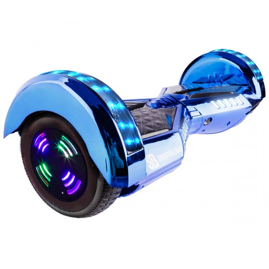 Pachet Hoverboard 6.5 inch cu Scaun Standard, Transformers ElectroBlue Junior, Autonomie Standard si Hoverkart Ergonomic Portocaliu, Smart Balance 2
