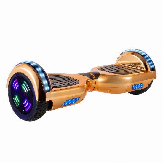 Pachet Hoverboard 6.5 inch cu Scaun Confort, Regular ElectroIron Junior, Autonomie Standard si Hoverkart cu Burete Negru, Smart Balance 5
