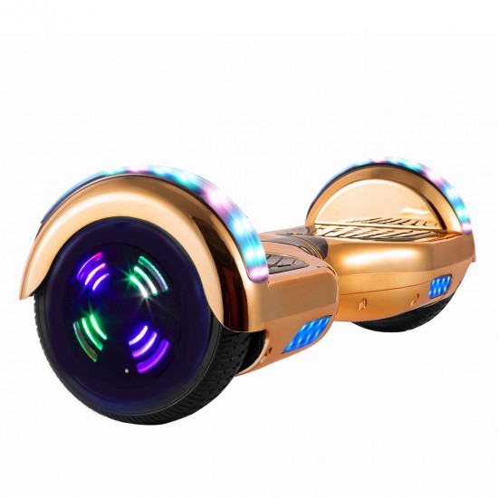 Pachet Hoverboard 6.5 inch cu Scaun Confort, Regular ElectroIron Junior, Autonomie Standard si Hoverkart cu Burete Negru, Smart Balance 2